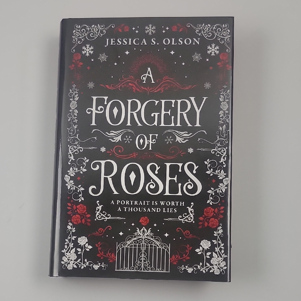 A Forgery of Roses Hardcover Book Signed Sprayed Edges